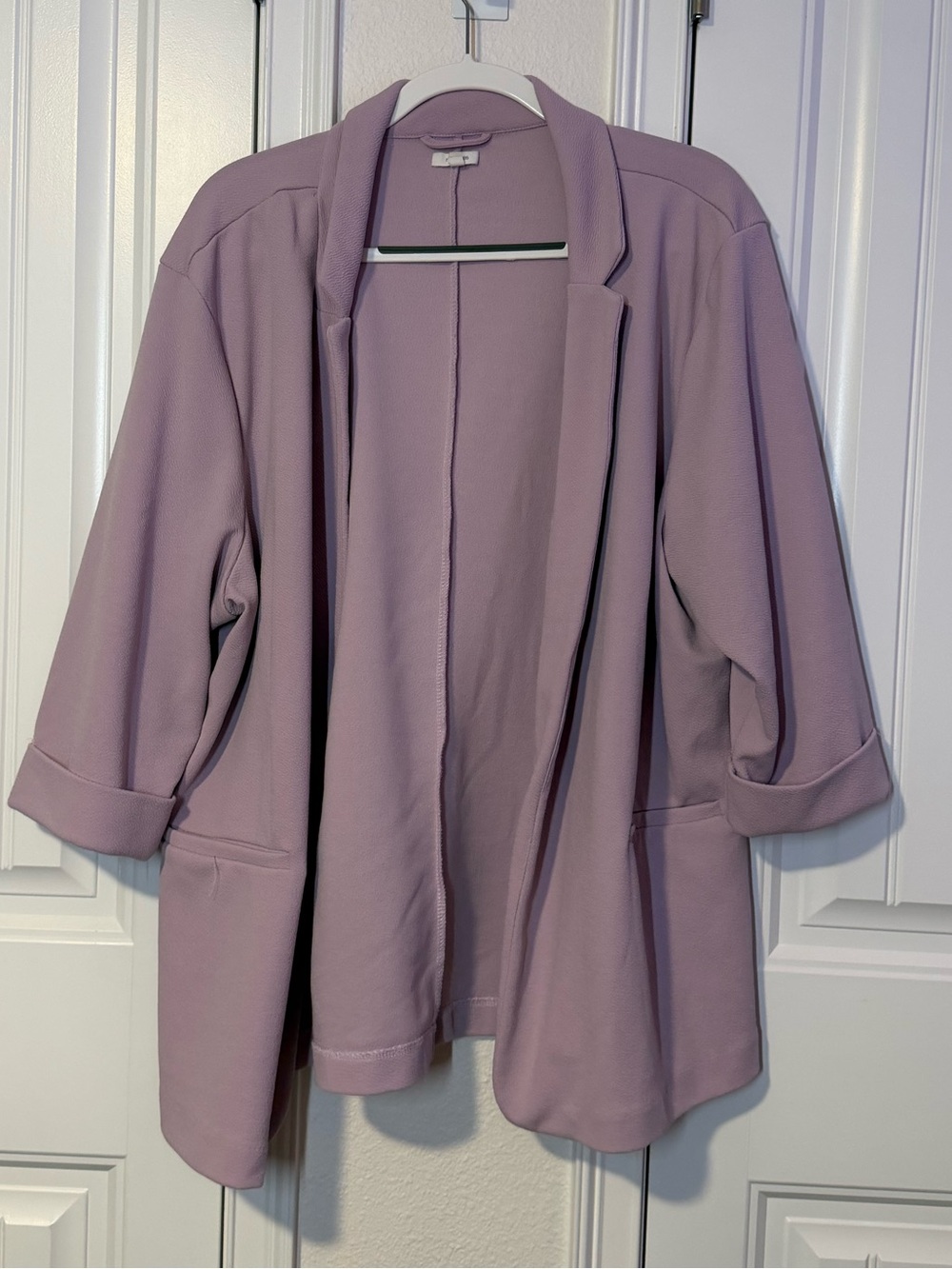 Maurices Lavender Open-Front Blazer